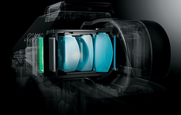 XGA OLED Tru-Finder diagram