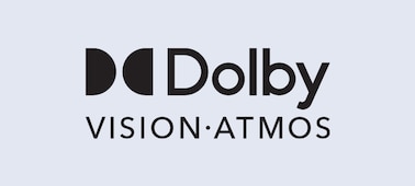 Logo Dolby Vision® dan Dolby Atmos®